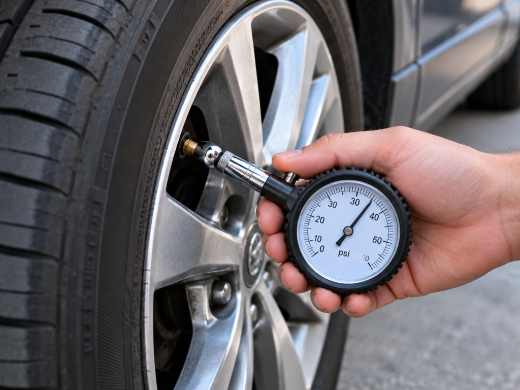 tire pressure check