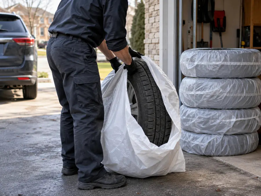 storage of tire