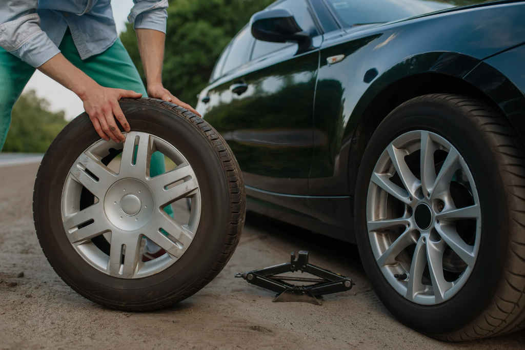 install spare tire